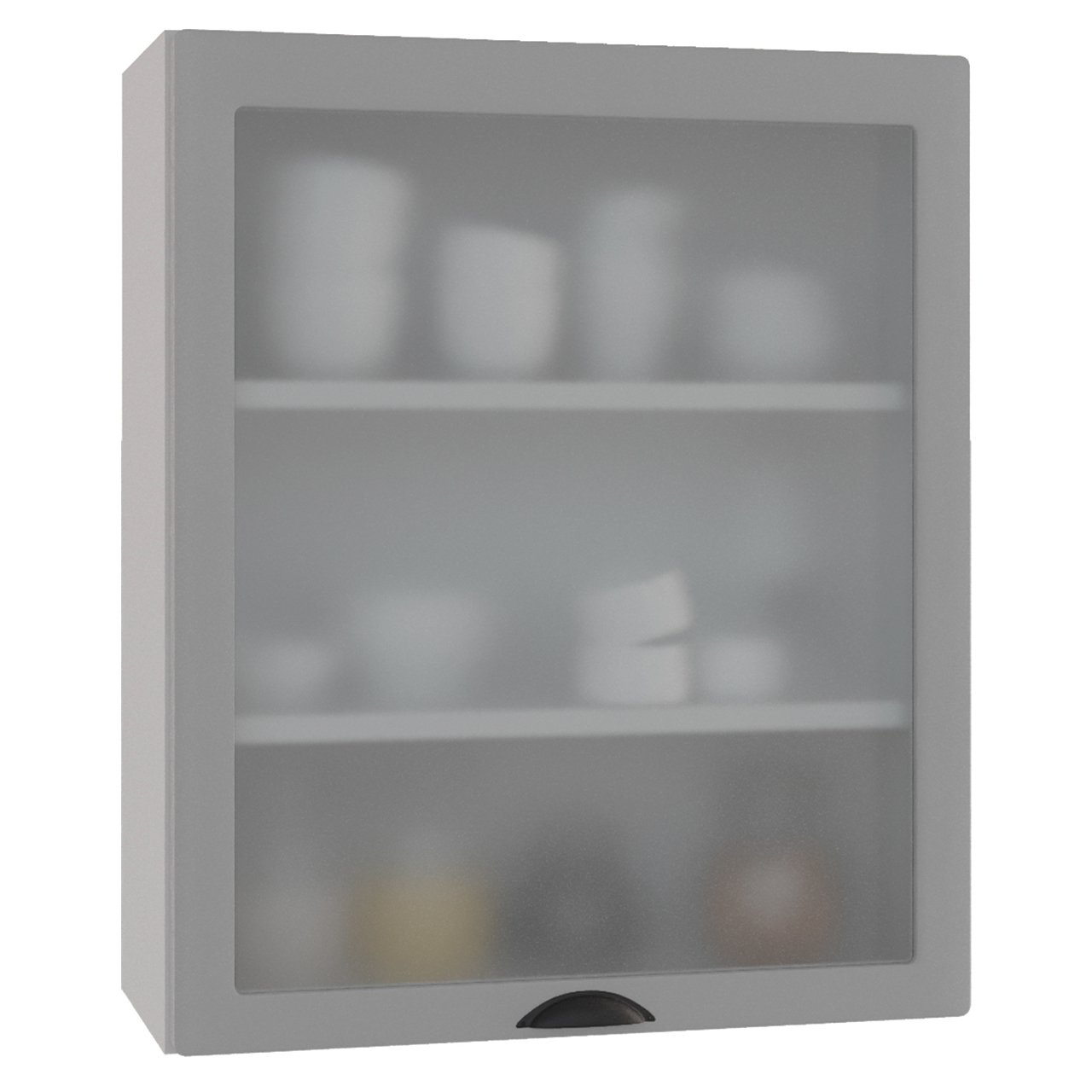 Závesná vitrína ADELE WS50 P/L šedý mat